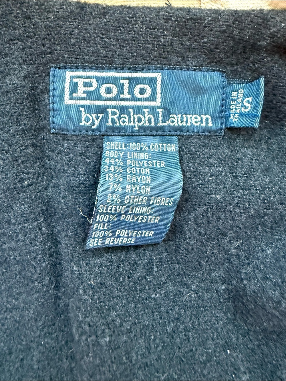 Polo Ralph Lauren Light Tan Single Breasted Button & Zipped Front Field Jacket - Picture 14 of 15